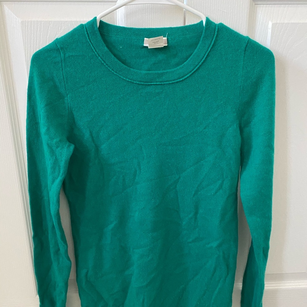 J. Crew Cashmere Sweater, Green